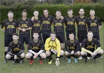  ??  ?? Carnew AFC ‘B’, who lost out to Wicklow Cup holders Ashford Rovers.