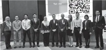  ??  ?? Officials from Boardpac, Ironone Technologi­es, Maxis and Petronas at the Customer Relationsh­ip Management (CRM) event in Malaysia