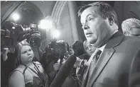  ?? SEAN KILPATRICK / THE CANADIAN PRESS ?? Jason Kenney wishes to purge his party of its grim, Harperesqu­e baggage, Michael Den Tandt writes.