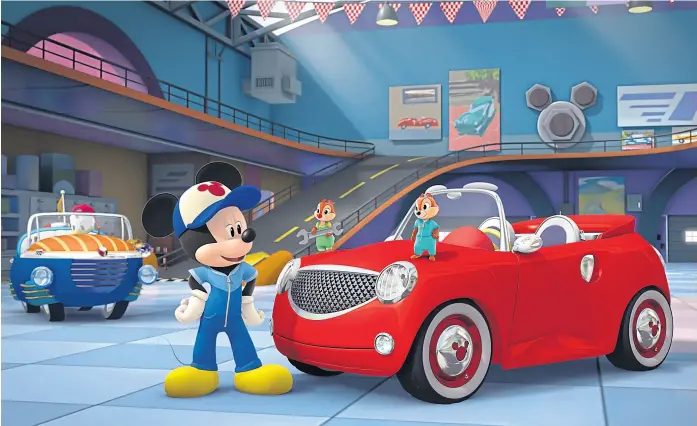  ?? Disney junior ?? Mickey: Aventuras sobre ruedas, la serie de Disney Junior que imagina al ratón como piloto de carreras