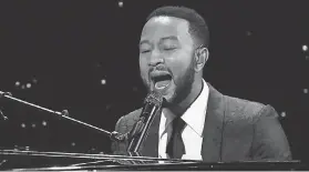  ?? WILLY SANJUAN/ INVISION/ AP ?? John Legend is releasing his seventh studio album this week, “Bigger Love.”