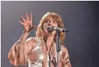  ?? TONY WOOLLISCRO­FT, WIREIMAGE ?? Florence + the Machine will rock out at Austin City Limits.