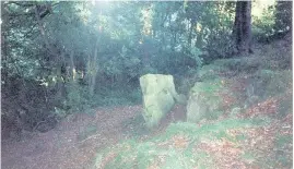  ??  ?? Historic Look out for the silent stony sentinel standing on the Gleniffer Braes