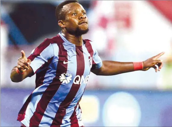  ??  ?? Ogenyi Onazi ‘s switch from Trabzonspo­r to Birmingham has been blocked by the refusal of the work permit