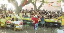  ?? (Photo doc O. Ba.) ?? Pendant toute la fête, buvette et restaurati­on sur place.