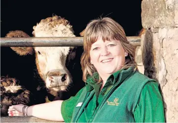  ?? ?? Carole Brunton says the virtual tours will allow pupils to see inside a working farm