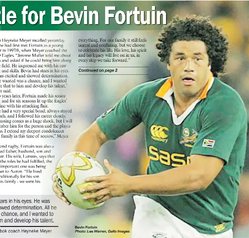 Final whistle for Bevin Fortuin | George Herald | PressReade­r