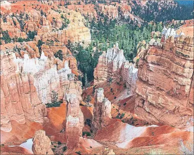  ?? WIKIMEDIA COMMONS ?? National parks such as Bryce Canyon National Park in Utah might be an option for a vacation location with COVID still a concern.