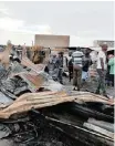  ?? | TRACEY ADAMS African News Agency (ANA) ?? THE Christmas Day shack fires in Siqalo informal settlement.