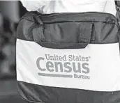  ?? JOHN RAOUX/AP ?? Despite natural disasters in the South andWest, the U.S. Census faces a Sept. 30 deadline for completion.