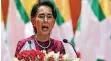  ??  ?? Aung San Suu Kyi in Naypiydaw FOTO: