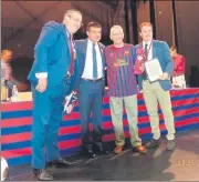  ??  ?? Premios Barça Peñas de Castilla y León