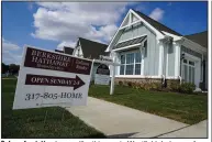  ?? (AP) ?? Sales of existing homes like this one in Westfield, Ind., rose for a fifth straight month in October, the National Associatio­n of Realtors said Thursday.