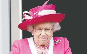  ?? MATTHEW LLOYD / GETTY IMAGES FILES ?? Queen Elizabeth II, shown here in a in a 2011 photo, holds a portfolio of shops and offices in London and retail parks in other areas through the Crown Estate.