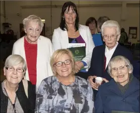  ??  ?? At the book launch. Back: Mary Forde, Bernie O’Regan and Sr Vera. Front: Trish Robinson, Caroline Boggan and Sr Margaret.