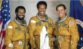  ??  ?? Ronald McNair, Guion Bluford and Frederick Gregory. Photograph: Smithsonia­n TV