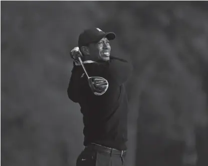  ??  ?? Tiger Woods defends his title in the 2020 Masters Tournament, airing Thursday through Sunday on ESPN and CBS.