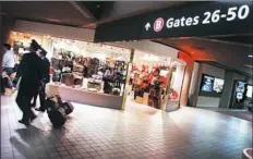  ?? Bill Wade/Post-Gazette ?? A section of the Airmall at Pittsburgh Internatio­nal Airport.