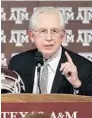  ?? AARON M. SPRECHER/GETTY IMAGES ?? Though he’s best known for his tenure with the SEC, Mike Slive was also a founder of C-USA.