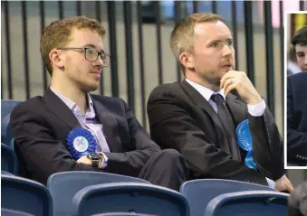  ?? ?? Loss of power: Left, David Meikle, on the right, husband of ex-MP Natalie McGarry, loses his Glasgow seat.
