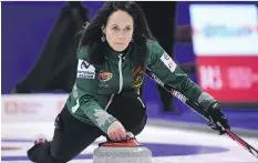  ?? JUSTIN TANG/THE CANADIAN PRESS ?? Regina’s Michelle Englot, shown Saturday at Roar of the Rings, improved to 1-4 with a win Wednesday in Ottawa.