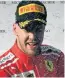  ??  ?? SEBASTIAN VETTEL