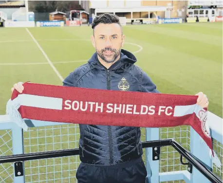  ?? ?? South Shields boss Kevin Phillips. (Kevin Wilson/South Shields FC).