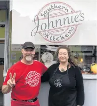  ?? PHOTO: SUPPLIED ?? Matthew and Kim Morgan have been moved by the loyalty of their customers throughout their time running Johnnie's Southern Kitchen.