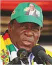  ?? Reuters ?? Emmerson Mnangagwa