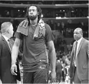  ?? MICHAEL OWEN BAKER/ASSOCIATED PRESS ?? Center DeAndre Jordan, who has played his entire career with the Los Angeles Clippers, is said to be eyeing Dallas.
