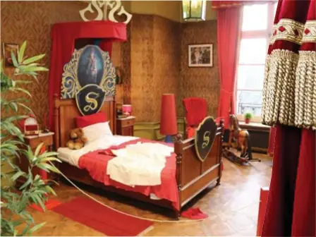  ?? FOTO BFS ?? Hier slaapt Sinterklaa­s als hij in ons land is. Deze slaapkamer kun je nu virtueel bezoeken.