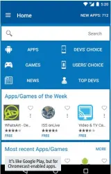  ??  ?? It’s like Google Play, but for Chromecast-enabled apps.