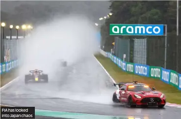  ?? Photos: Motorsport Images ?? FIA has looked into Japan chaos