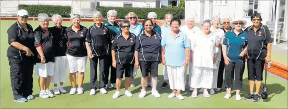  ?? PICTURE / SUPPLIED ?? The field which took part in the Northland Districts RSA Bowls Tournament at Kaikohe earlier this month.LAWN BOWLS