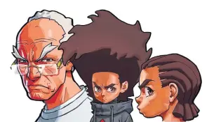  ?? HBO MAX ?? "The Boondocks" is a sociopolit­ical satire about stereotype­s and prejudices Black people face.