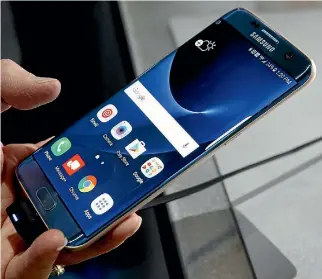  ?? REUTERS ?? Samsung has pushed curved screens through recent versions of its S-series flagship devices.