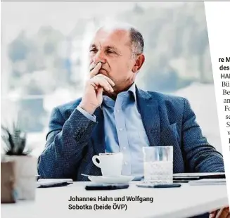  ??  ?? Johannes Hahn und Wolfgang Sobotka (beide ÖVP) re Mehrheit gegen den Beitritt jedes dieser sechs Staaten.