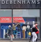  ??  ?? DEMISE: Debenhams is set to close