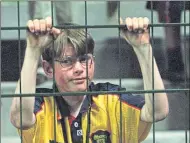  ??  ?? A kid’s face says it all on the night Scotland exited France 98 after losing to Morocco