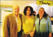  ?? Contribute­d photo ?? From left, Nunzio De Filippis, Dr. Marianela Medrano, and NVCC President Daisy Cocco De Filippis, Ph.D. celebrate ten years of multilingu­al poetry at NVCC’s Confluenci­a on Oct. 9 on the college’s Waterbury campus.