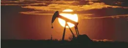  ??  ?? 油價若是低至10元，將有1100多家石油­企業破產。（美聯社）
