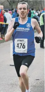  ??  ?? Sunderland Harrier Andy Powell got the club off to a good start in 12th place.