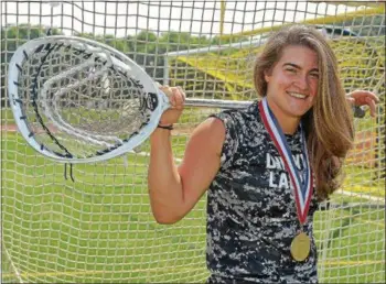  ?? PETE BANNAN — DIGITAL FIRST MEDIA ?? Unionville goalie Madison Doucette backstoppe­d her team to the state championsh­ip.