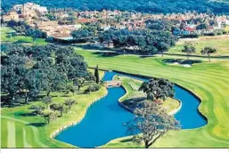  ?? ?? Vista aérea del campo de golf San Roque Club 2.