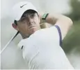  ??  ?? 0 Rory Mcilory: Fully focused.