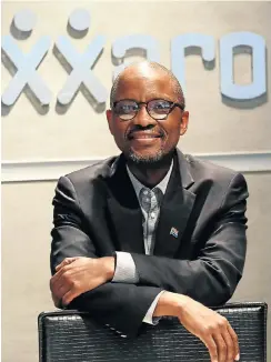  ?? Picture: Masi Losi ?? Mxolisi Mgojo, CEO of SA’s largest coal producer, Exxaro, says the new Medupi power station will increase Eskom’s coal uptake when it comes online.