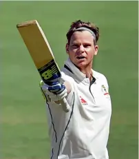  ?? PTI ?? Australian captain Steven Smith led from the front and scored his maiden hundred in India. —