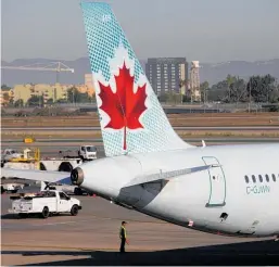  ?? Photo / Bloomberg ?? Air Canada has agreed to restore suspended regional routes.
