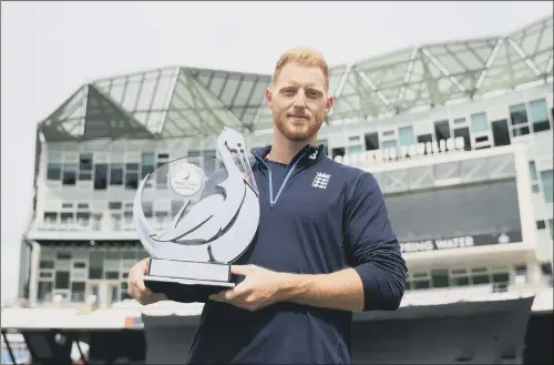  ?? PICTURE: TIM GOODE/PA ?? HEADINGLEY OPENER: England’s Ben Stokes with the Royal London One-Day Series trophy ahead of tomorrow’s opener against South Africa. Build-up: Page 19.