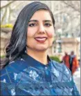  ??  ?? Arora Akanksha,audit coordinato­r at the UN and aspiring secretary-general